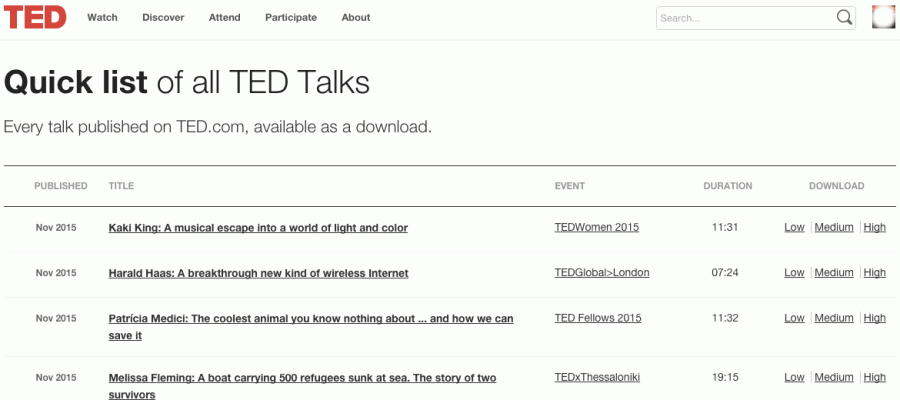 quick_list_ted_talks_download